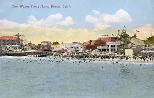 Skelter Prints: Water Front, Long Beach, California, USA