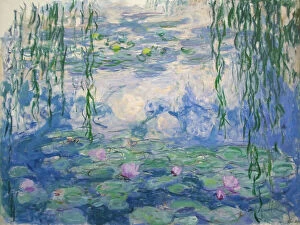 Impressionist Collection: Water lilies, 1916-1919 by Monet