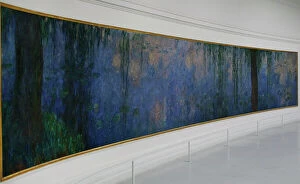 Images Dated 22nd April 2021: The Water Lilies: Morning with Willows by Monet