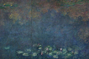 Impressionist Collection: The Water Lilies: The Two Willows, circa 1915-1926 by Monet