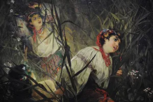 Nymph Prints: Water Nymphs, 1877, by Witold Pruszkowski (1846-1896)