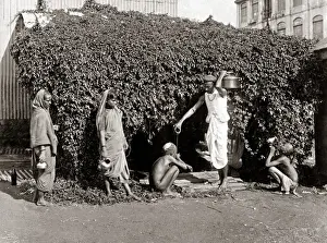 Water seller, India circa 1880s