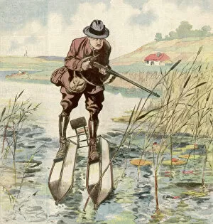 Ducks Collection: WATER-SKIS 25 / 9 / 1921