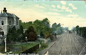 Bromley Prints: Water Tower & Railway Station, Shortlands, Kent