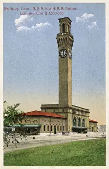 Distinctive Prints: Waterbury Union Station, Waterbury, Connecticut, USA