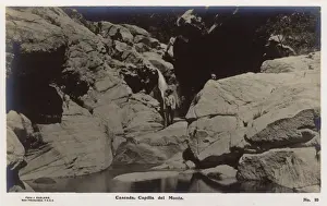 Waterfall Prints: Waterfall, Capilla del Monte, Argentina, South America