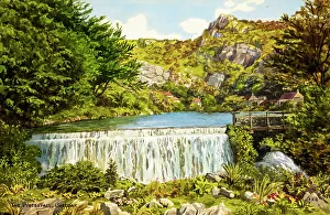 Cheddar Prints: Waterfall, Cheddar Gorge, Somerset
