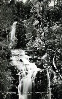 Arran Prints: Waterfall in Glenashdale, Whiting Bay, Isle of Arran, Scotla