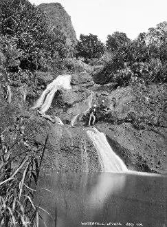 Waterfall Prints: Waterfall, Levuka, Fiji Islands