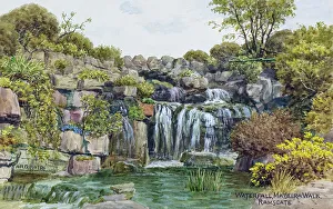 Waterfall Prints: Waterfall, Madeira Walk, Ramsgate, Kent
