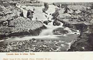 Waterfall - Mount Lebanon (Mont Liban) Mountain Range, Syria Waterfall - Mount Lebanon (Mont Liban) Mountain Range, Syria