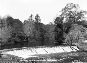 Waterfall Prints: Waterfall on Moyola River, Castledawson