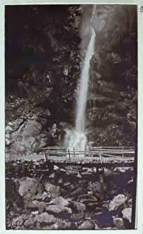 Tibet Prints: Waterfall near Gangtok, Sikkim