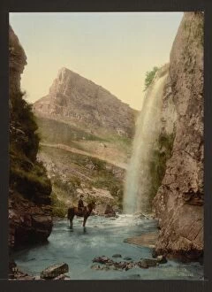 Water Fall Collection: The waterfall Orjechowoi Balkje, Kisslowodzk, (i. e. Kislovo