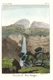 Waterfall of the Rio Vinagre, Cauca, Colombia
