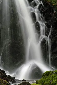 Waterfall Prints: Waterfall on Spout Burn, Lochhill, near Kirkcudbright