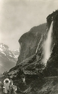 Waterfall at Staubbach (Staubbach Falls) Waterfall at Staubbach (Staubbach Falls)