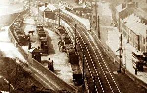 Rossendale Prints: Waterfoot Railway Station, early 1900s