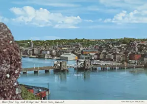 Waterford City and Bridge over River Suir