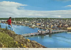 Waterford City and Bridge over River Suir