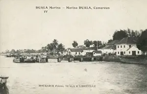 Littoral Prints: The Waterfront / Marina / Quayside at Douala (Duala) - the largest city in Cameroon