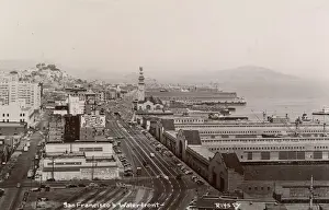 Piers Prints: Waterfront at San Francisco, California, USA