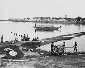 Waterfront scene, Colombo, Ceylon (Sri Lanka)