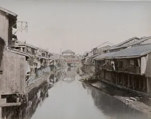 Waterfront view, Dotonbori, Osaka, Japan