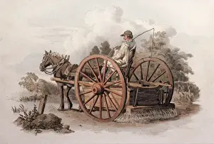 Spoke Prints: The Watering Cart by W H Pyne