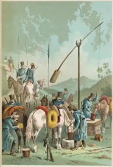 Cossacks Prints: Watering Cossack Horses