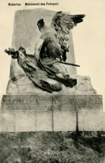 Monuments Prints: Waterloo, Belgium - French Regimental monument