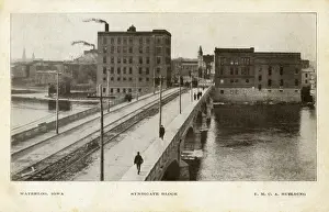 Ymca Prints: Waterloo, Iowa - USA - Syndicate Block and YMCA