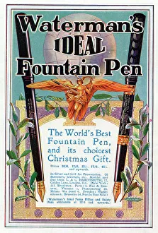 Waterman's Ideal Fountain Pen - Advert