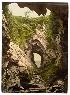 Watermouth Prints: Watermouth caves, Ilfracombe, England