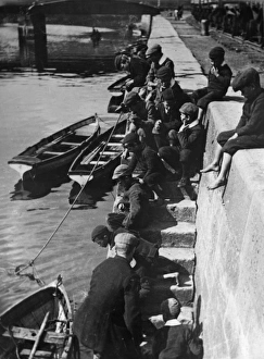 Leven Gallery: Waterside scene, Leven, Fife, Scotland