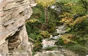 Lynton Prints: The Waterslide, Doone Valley, Devon