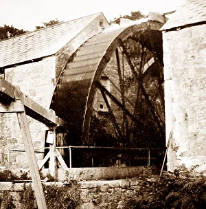Waterwheel China clay quarry, Tregargus Valley, Cornwall