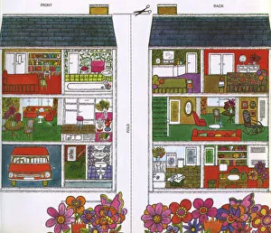 Scheme Collection: Wates house interior imagined by Anne Morrow