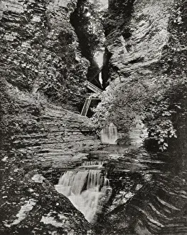 Waterfalls Prints: Watkins Glen, New York State, USA