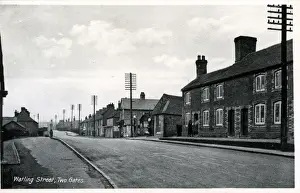 Watling Prints: Watling Street, Two Gates, Staffordshire