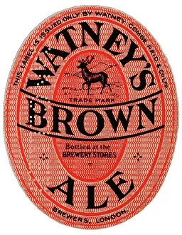 Label Prints: Watney's Brown Ale