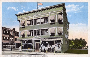 Watsons Block, Bridgeport, Connecticut, USA