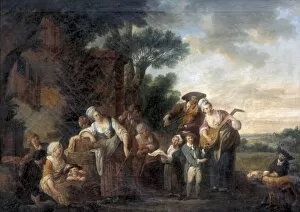Rococo Collection: WATTEAU de LILLE, Louis-Joseph Watteau, called (1731-1798)