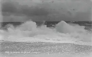 Stormy Prints: Waves at Loe Bar