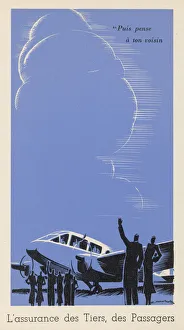 Airfields Gallery: WAVING AS PLANE LEAVES