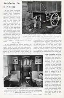 Bertram Prints: Wayfaring for a Holiday (Bertram Smith) - preparing a meal after a days journeying