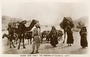 Frontier Prints: Waziri Tribal Family of Waziristan - NWFP