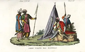 Scimitar Prints: Weapons used by Mughal soldiers: scimitar