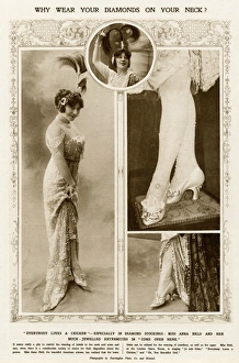 Images Dated 20th January 2017: Why wear your diamond on your neck? 1913