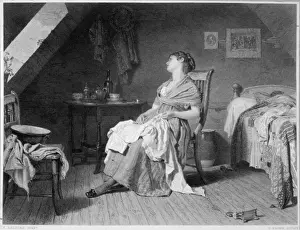 A Weary Seamstress / 1840